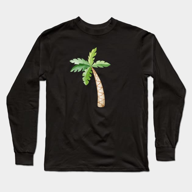 Palm tree Long Sleeve T-Shirt by DreamLoudArt